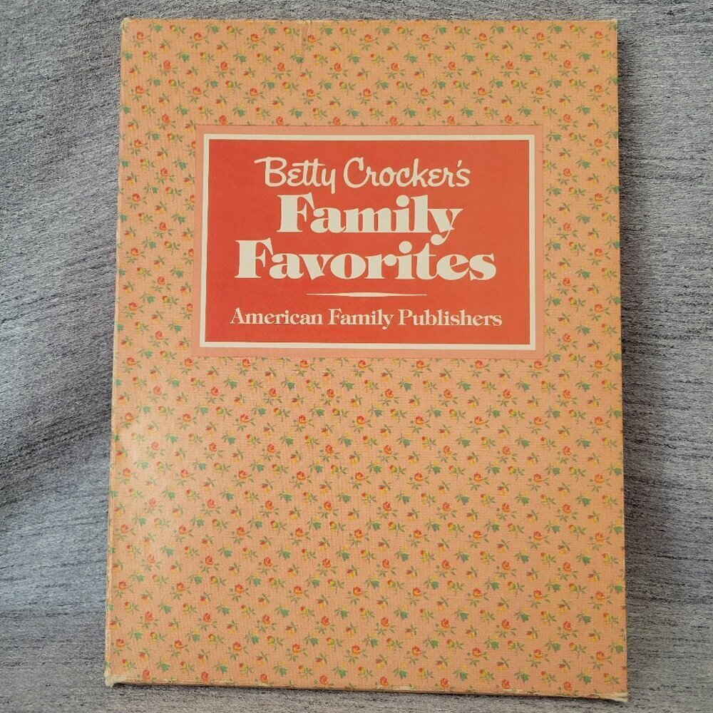 Vintage Betty Crocker Family Favorites Cook Books